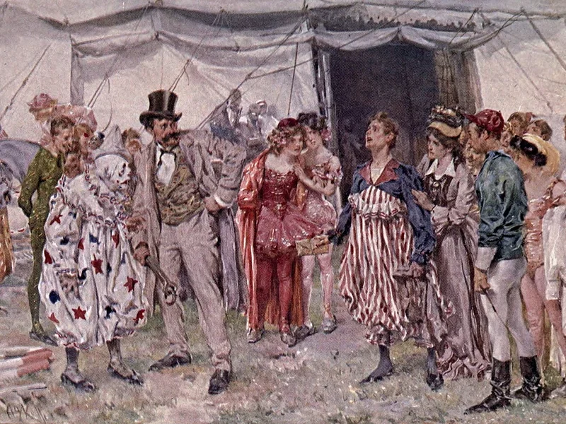 1867-Arthur I. Keller - Rosa al circo, sono i miei soldi